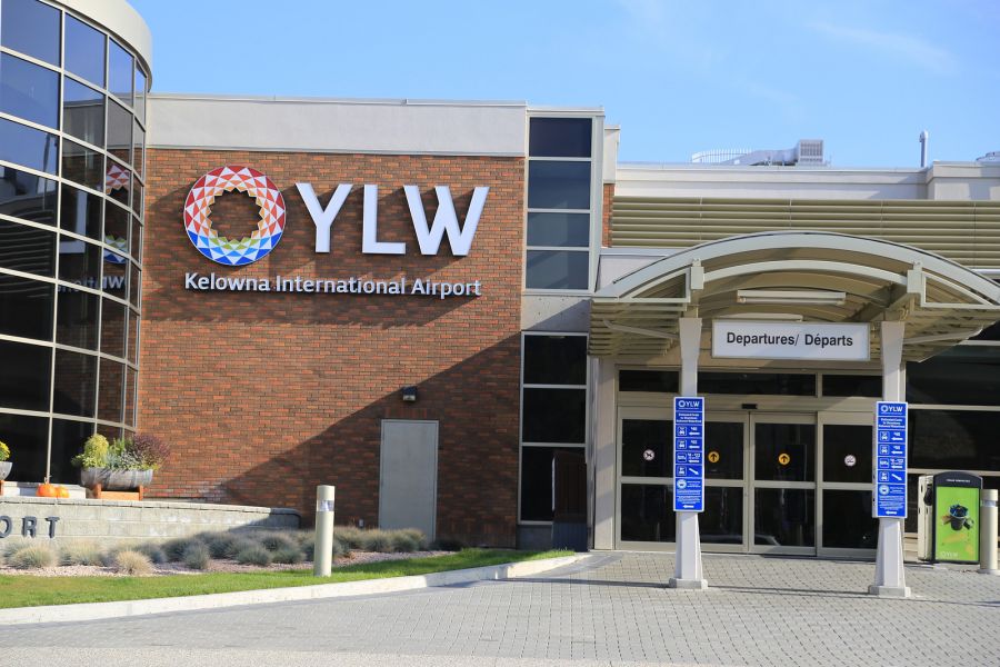 YLW departures entrance